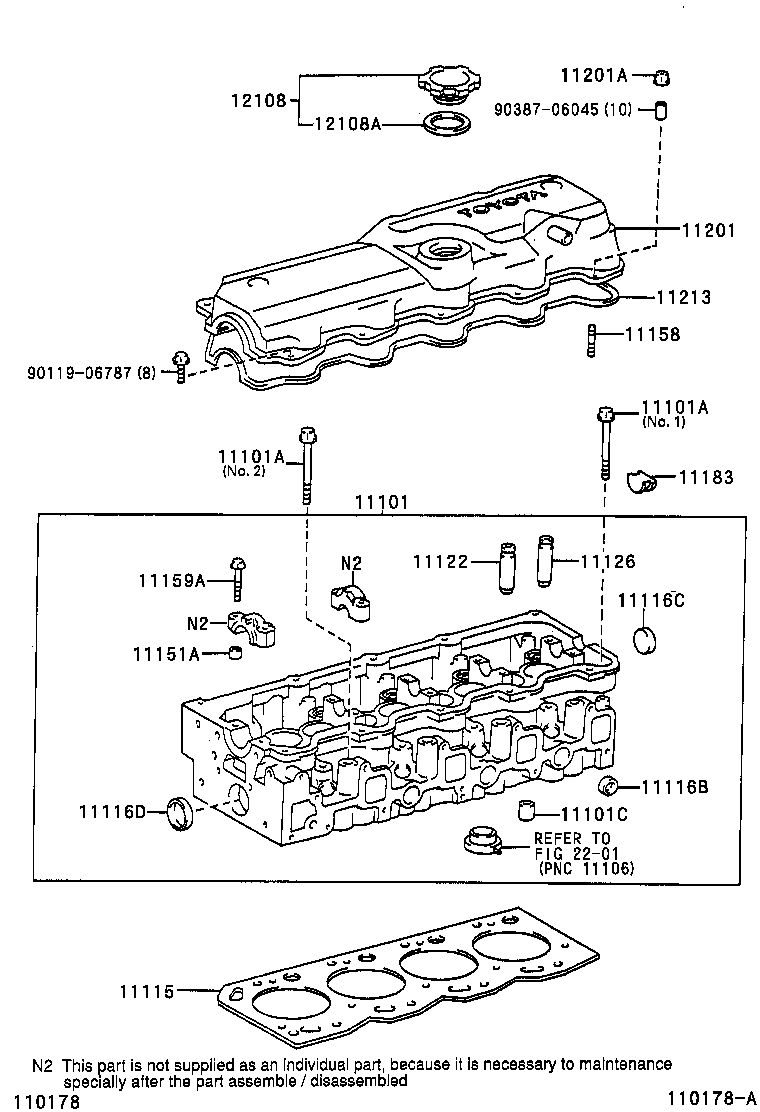 11115-05010-B0 GASKET, CYLINDER HEAD product image