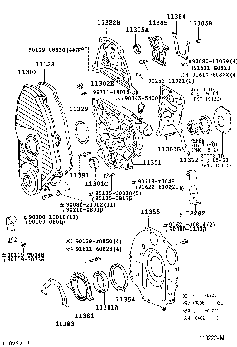 90109-06291 BOLT, STUD(FOR TIMING GEAR COVER) product image