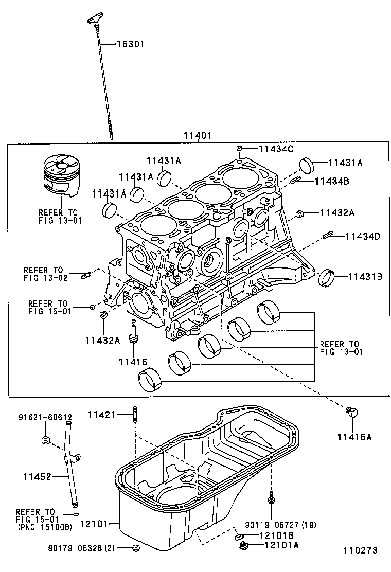90341-10002 PLUG, W/HEAD STRAIGHT SCREW, NO.1(FOR CYLINDER BLOCK) product image