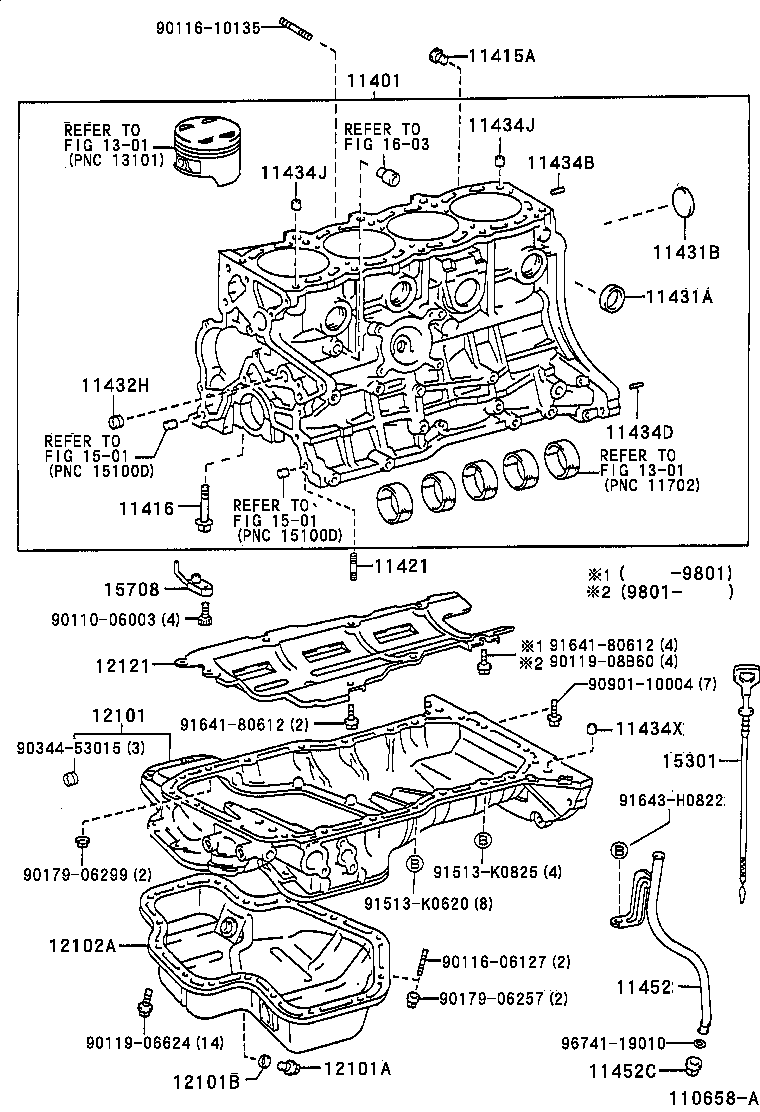 11401-79676 BLOCK SUB-ASSY, CYLINDER product image