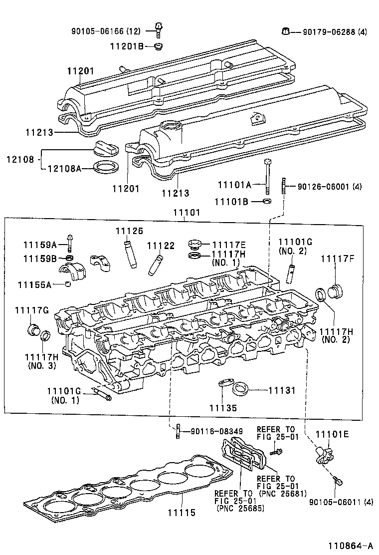 11101-49328 HEAD SUB-ASSY, CYLINDER product image