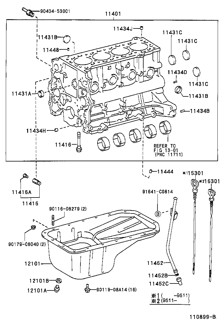 11409-75080 GUIDE, OIL LEVEL GAGE product image