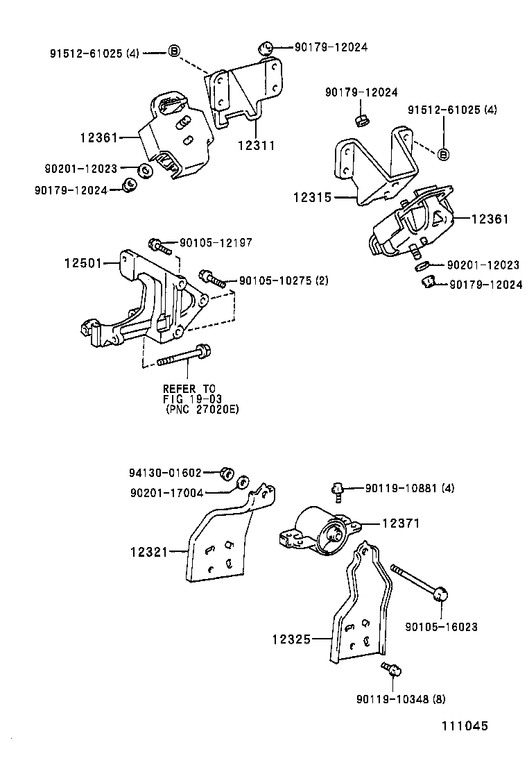 11271-89101 COVER, CYLINDER BLOCK SIDE product image