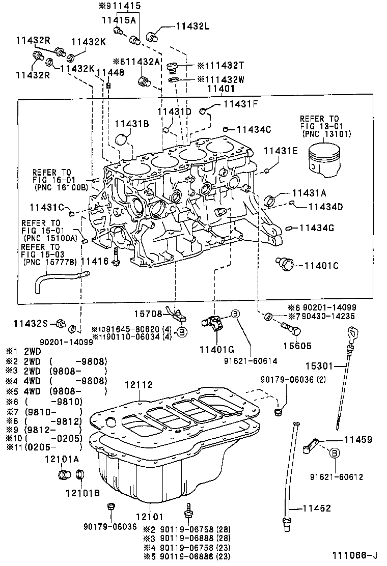 11401-69476 BLOCK SUB-ASSY, CYLINDER product image