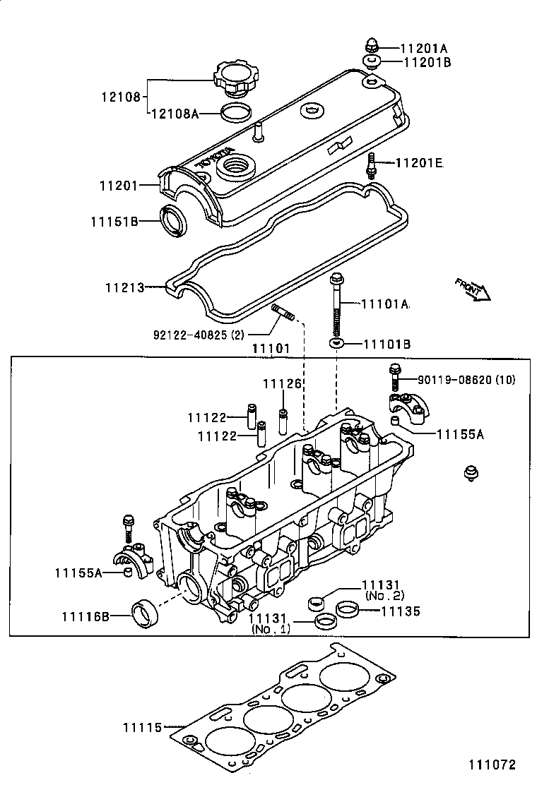 11122-16030 BUSH, INTAKE VALVE GUIDE product image