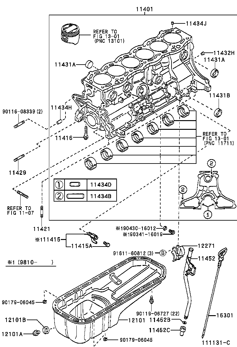 11452-70040 GUIDE, OIL LEVEL GAGE product image