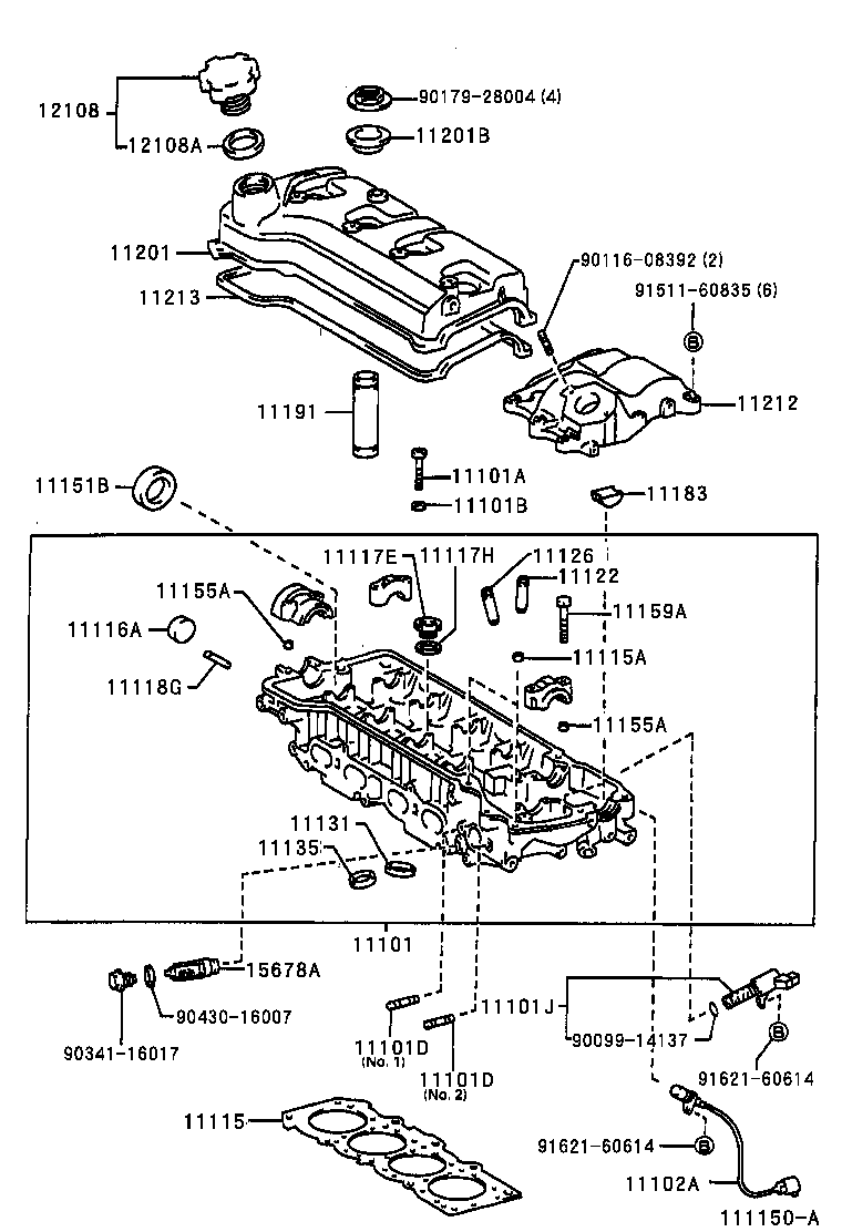 11101-09050 HEAD SUB-ASSY, CYLINDER product image