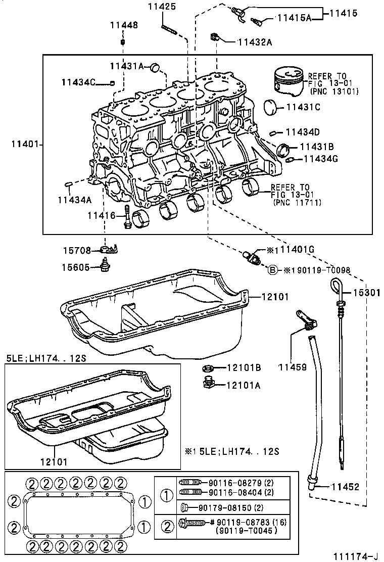 11496-75011 GASKET, OIL HOLE COVER PLATE product image