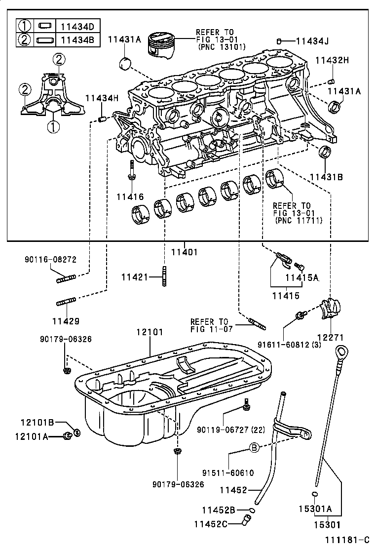 11452-70040 GUIDE, OIL LEVEL GAGE product image