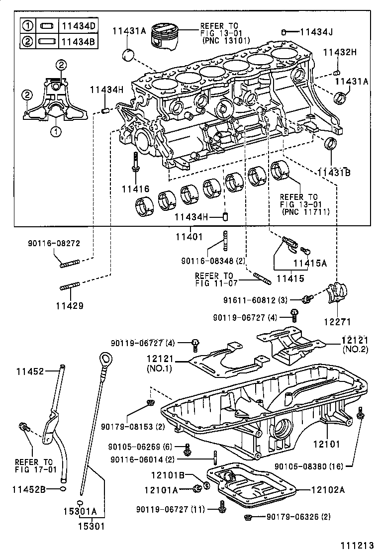 12111-46112 PAN SUB-ASSY, OIL product image
