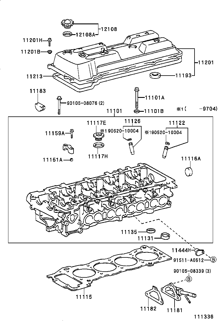 11122-58010 BUSH, INTAKE VALVE GUIDE product image