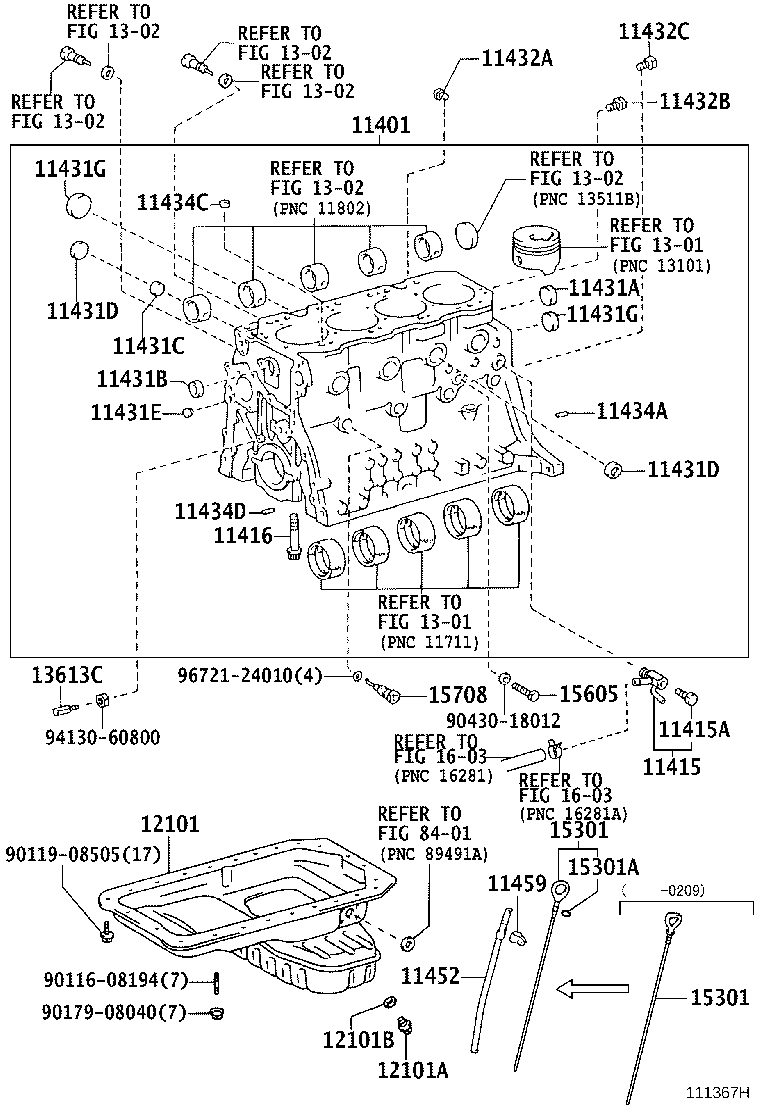 11409-78040 GUIDE, OIL LEVEL GAGE product image