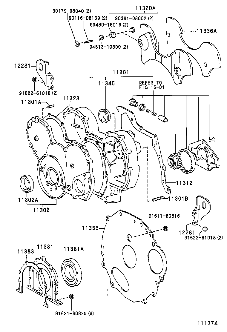 90033-19003 SEAL, ENGINE REAR OIL product image