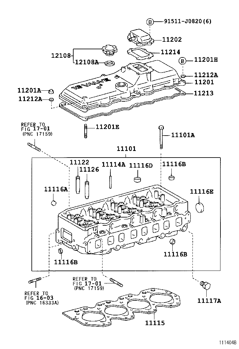 11101-78180 HEAD SUB-ASSY, CYLINDER product image