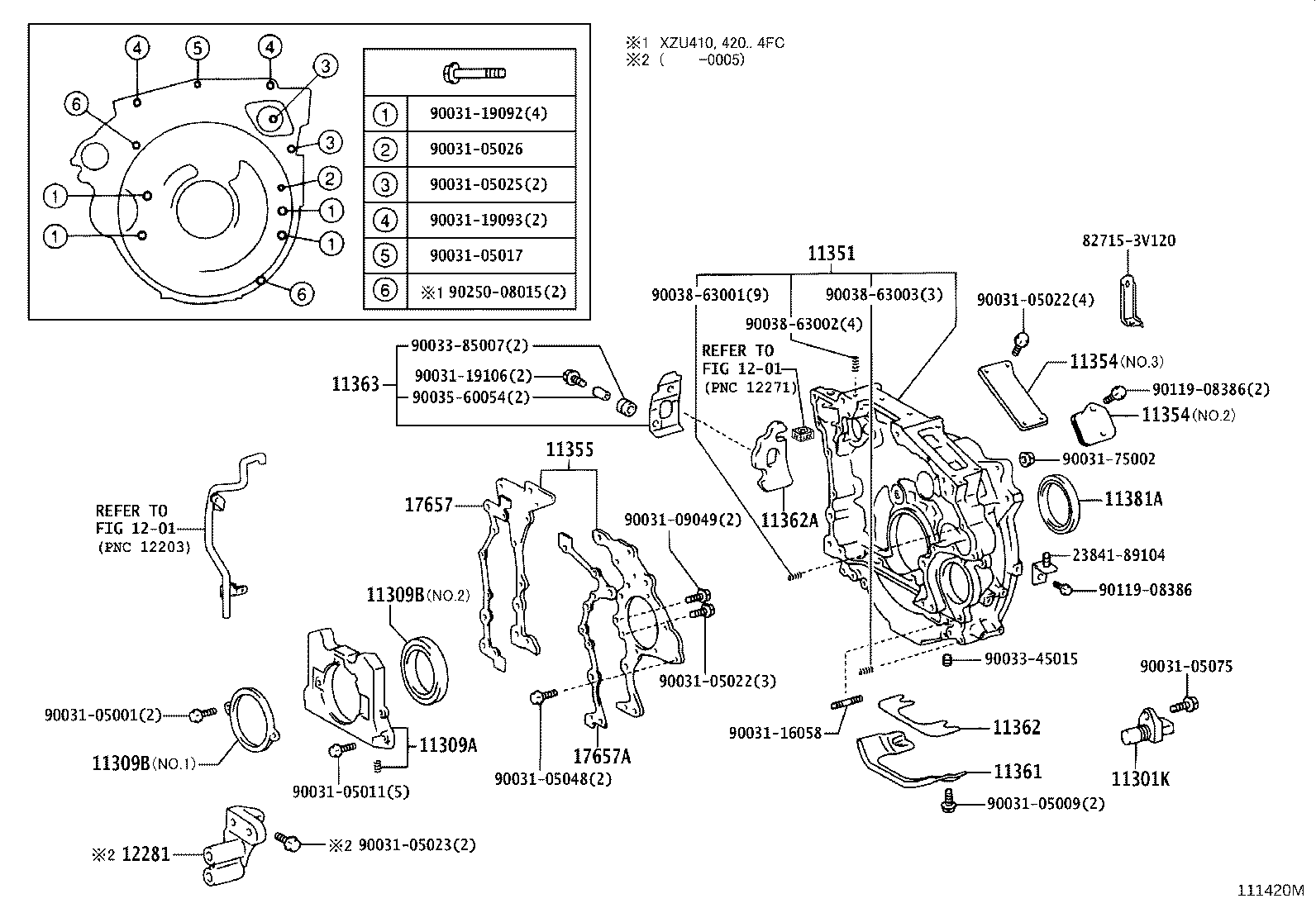 11308-78150 HOUSING, FLYWHEEL product image