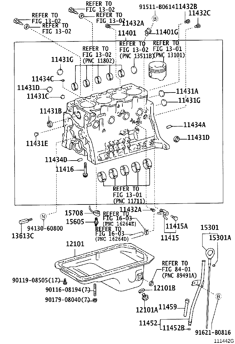 11452-58110 GUIDE, OIL LEVEL GAGE product image