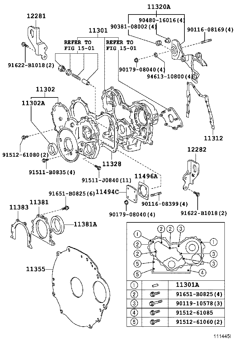 11381-75011 RETAINER, ENGINE REAR OIL SEAL product image