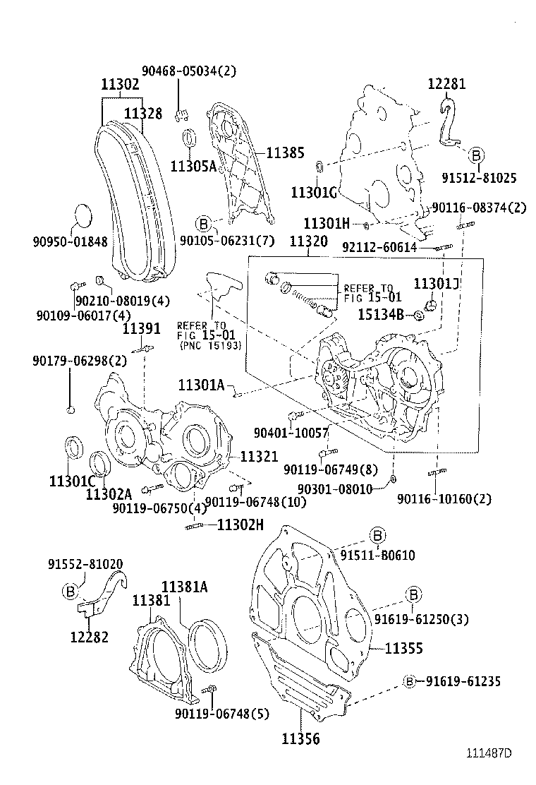 11355-05040 PLATE, REAR END product image