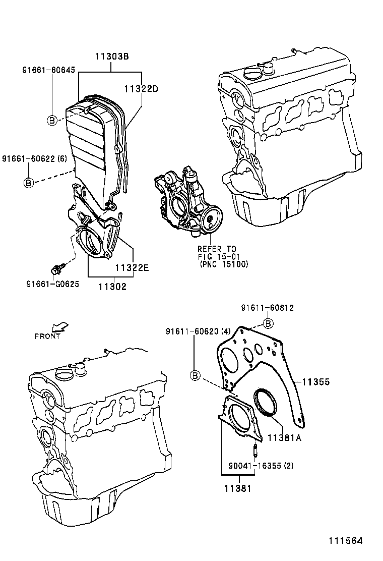11309-87102 RETAINER, ENGINE REAR OIL SEAL product image