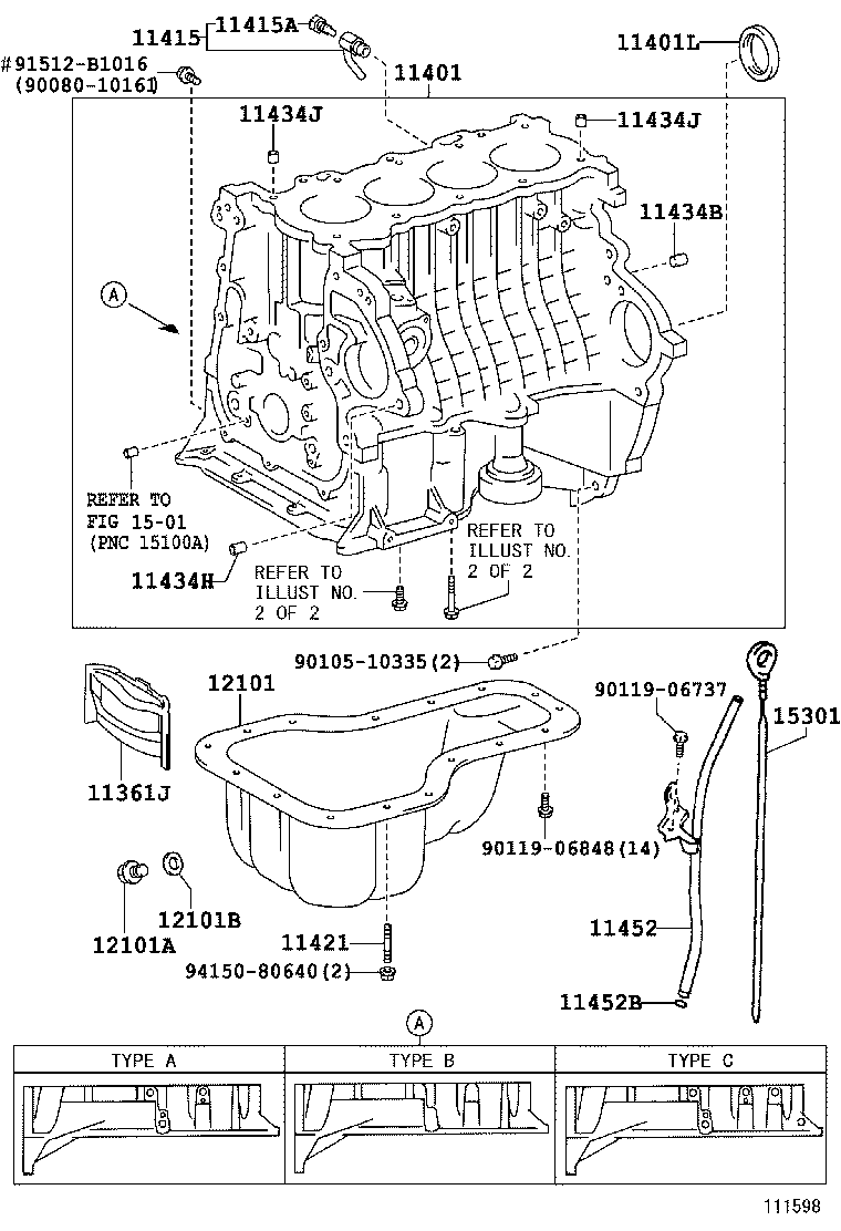 90105-08175 BOLT(FOR CRANKSHAFT BEARING CAP SET) product image