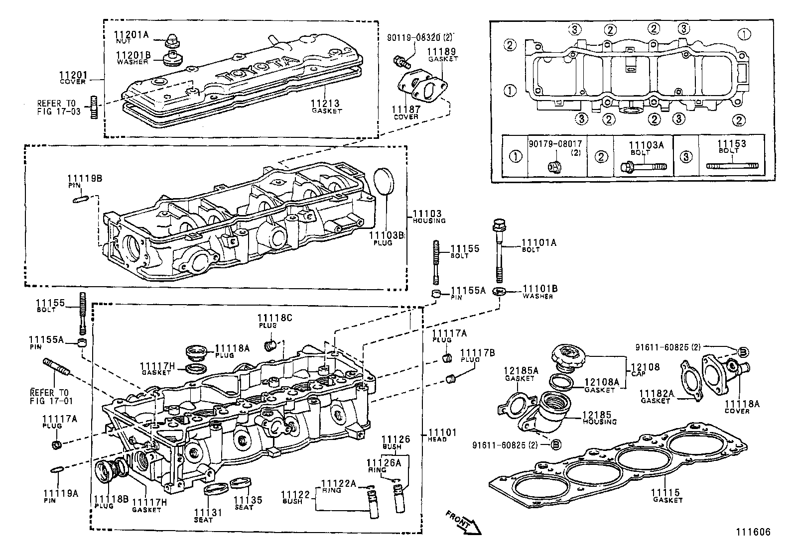 11101-64090 HEAD SUB-ASSY, CYLINDER product image