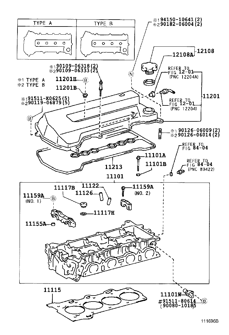 11101-22040 HEAD SUB-ASSY, CYLINDER product image