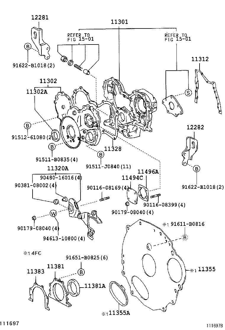 11308-78150 HOUSING, FLYWHEEL product image
