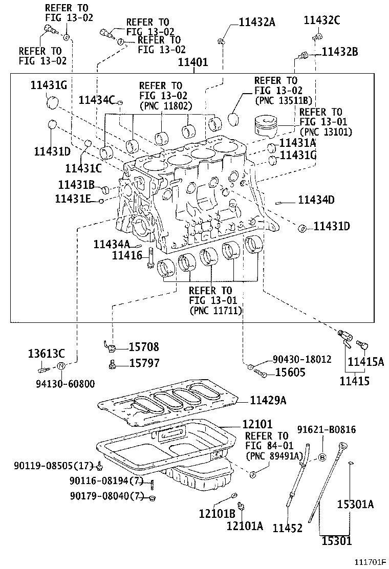 11409-78040 GUIDE, OIL LEVEL GAGE product image