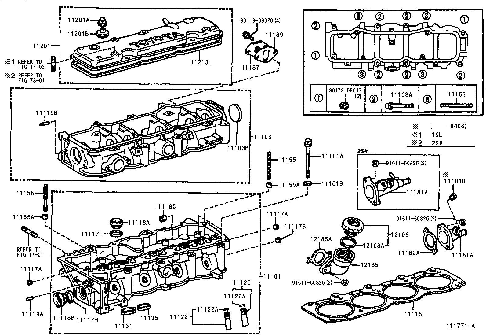 11101-64031 HEAD SUB-ASSY, CYLINDER product image