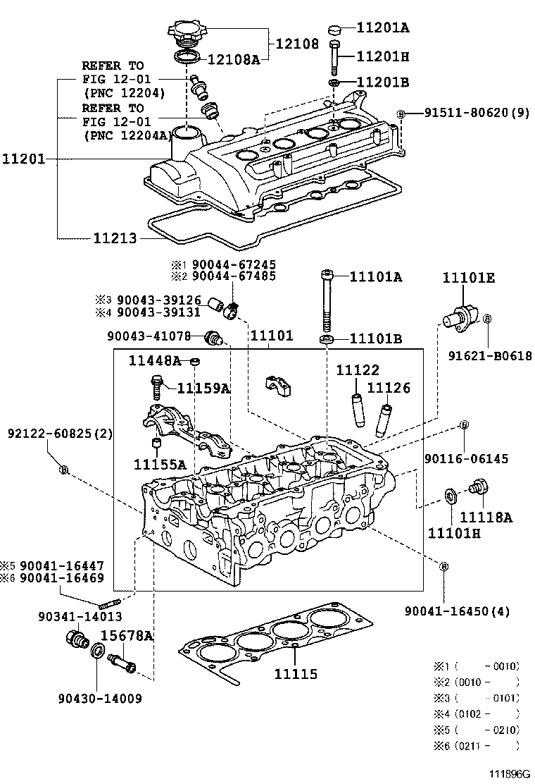11101-97408 HEAD SUB-ASSY, CYLINDER product image