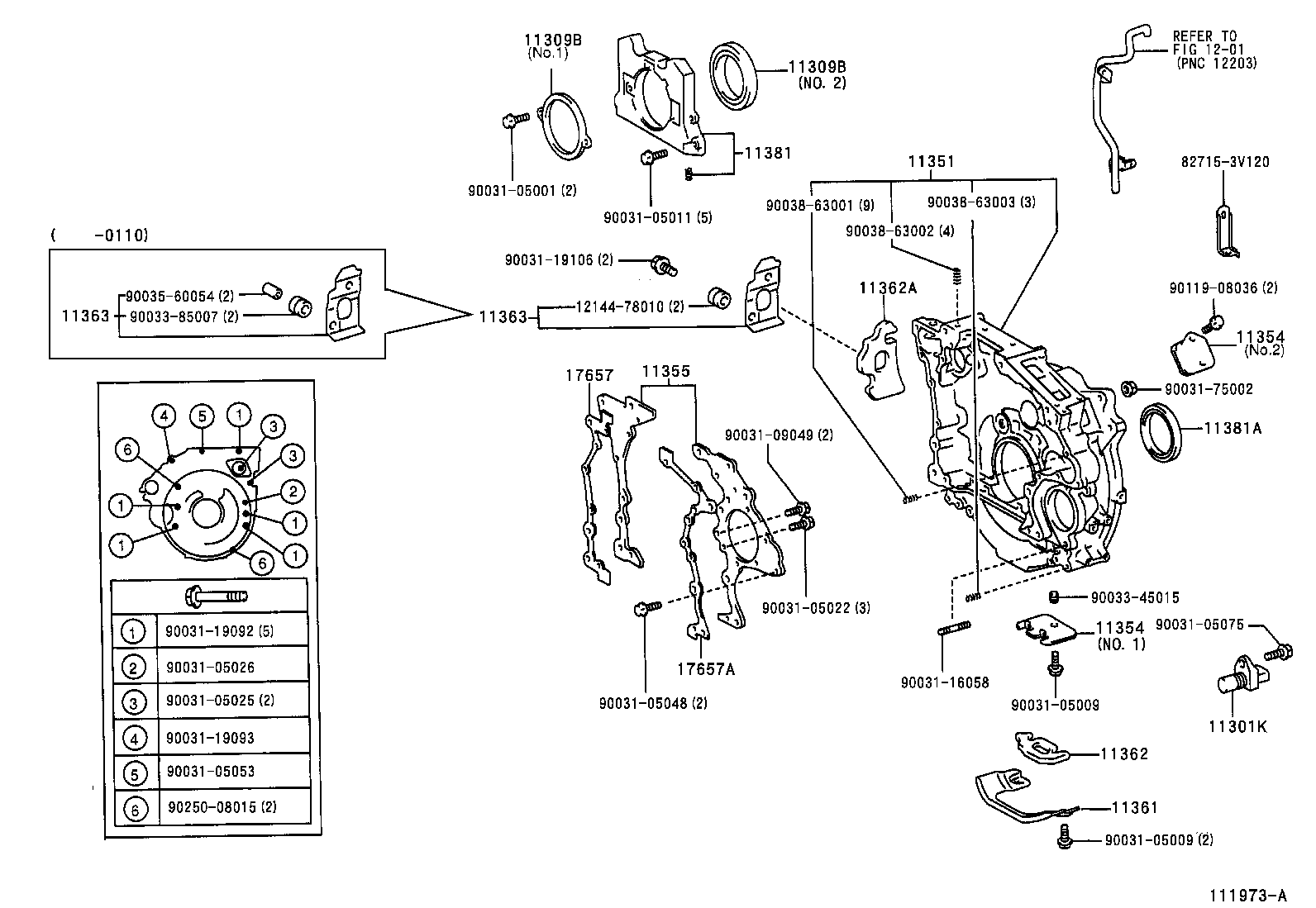 11308-78140 HOUSING, FLYWHEEL product image