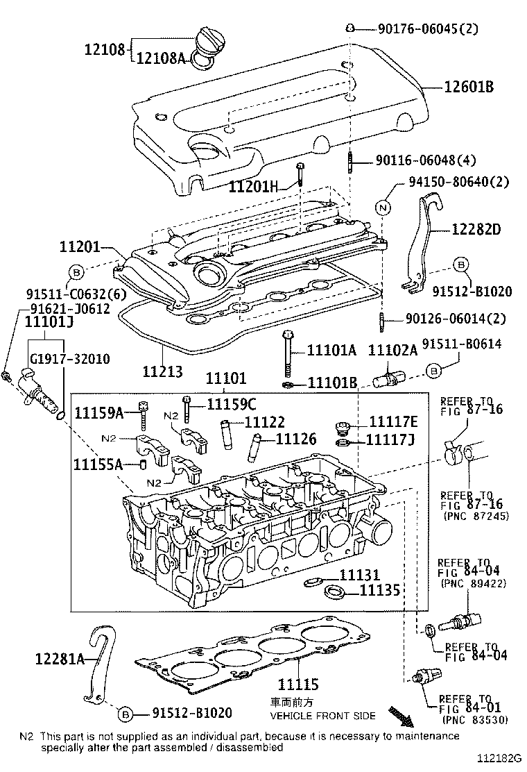 11115-20042 GASKET, CYLINDER HEAD product image