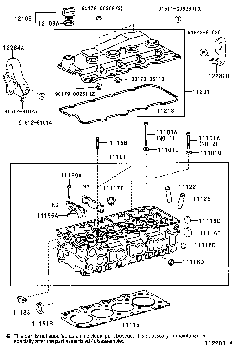11115-05020-B0 GASKET, CYLINDER HEAD product image