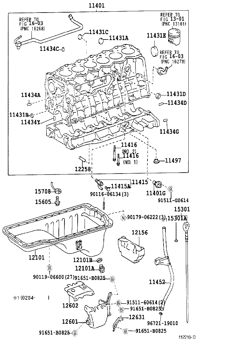 11409-66020 GUIDE, OIL LEVEL GAGE product image