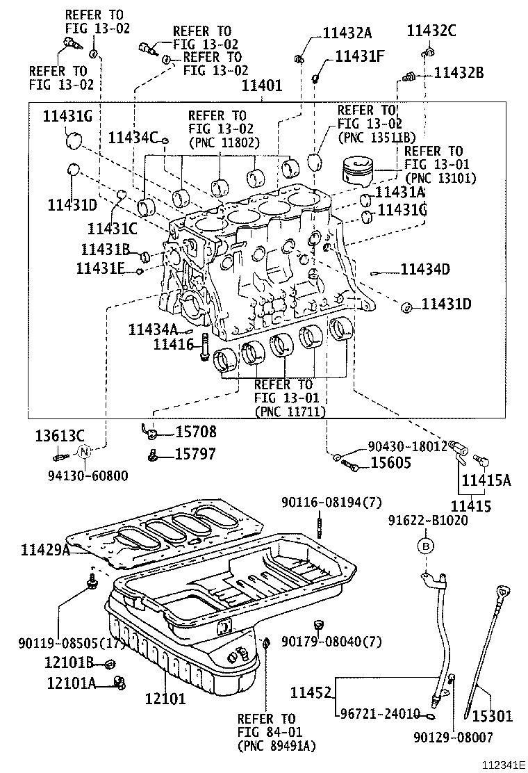 11452-58110 GUIDE, OIL LEVEL GAGE product image