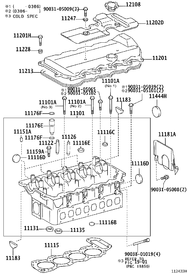 11101-78070 HEAD SUB-ASSY, CYLINDER product image