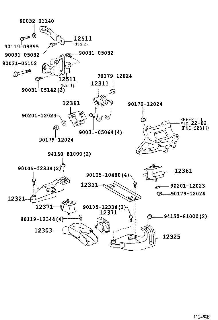 12381-78080 STABILIZER, ENGINE MOUNTING product image