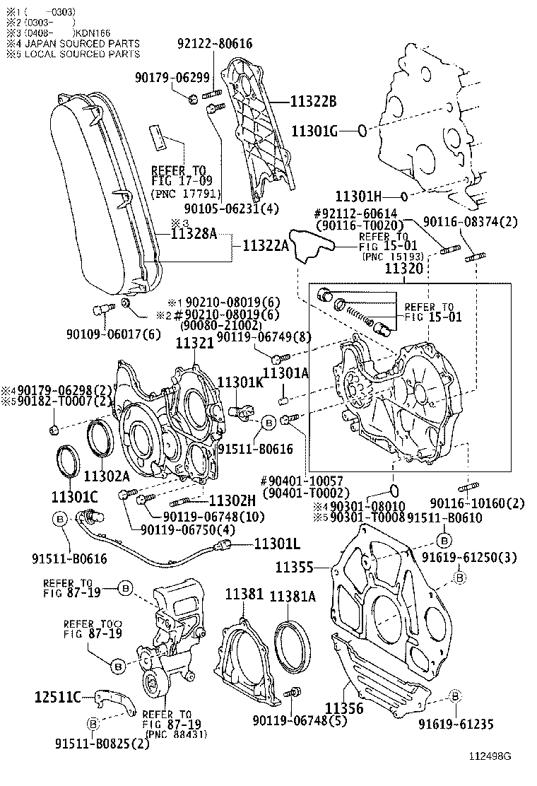 11355-05040 PLATE, REAR END product image