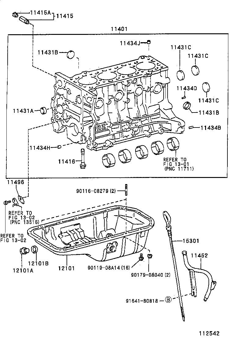 11496-75011 GASKET, OIL HOLE COVER PLATE product image