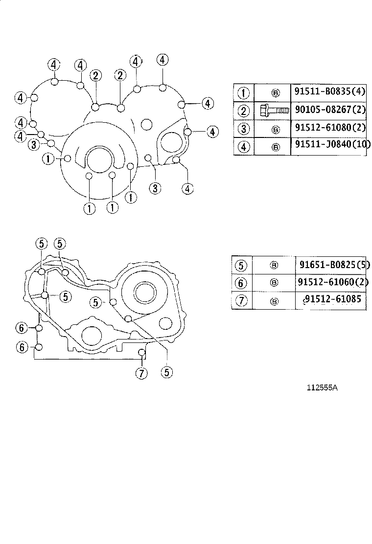 90033-11041 SEAL, ENGINE REAR OIL product image