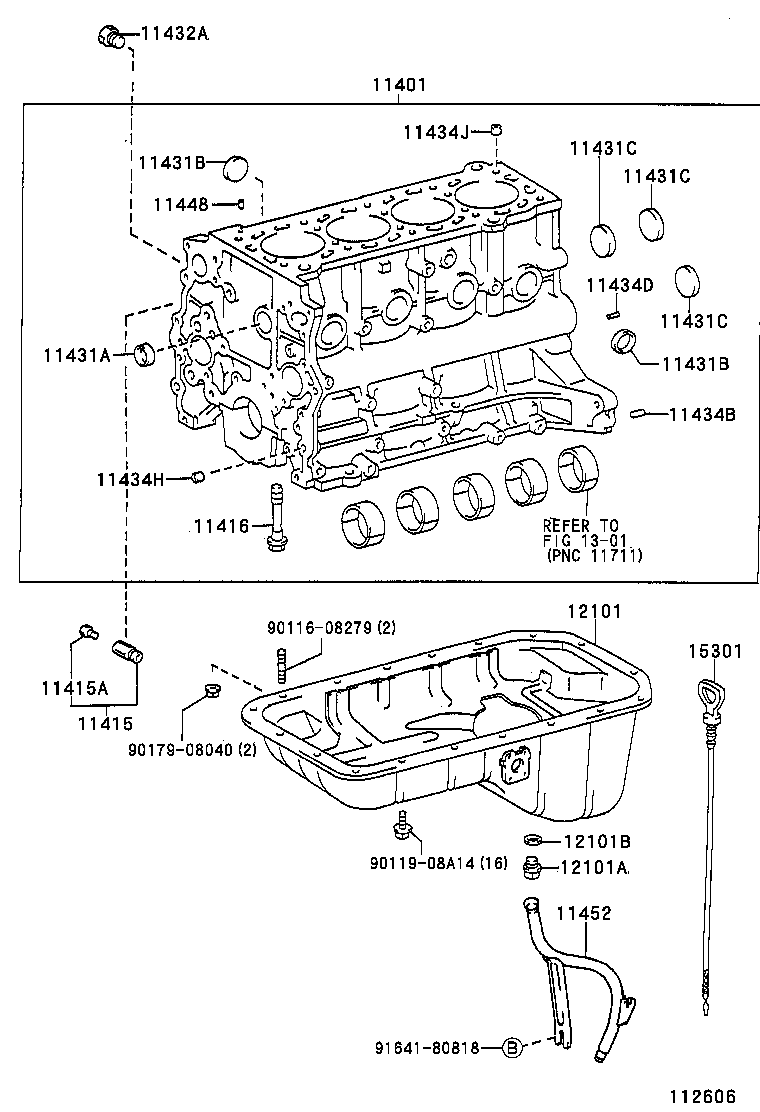 11409-78040 GUIDE, OIL LEVEL GAGE product image