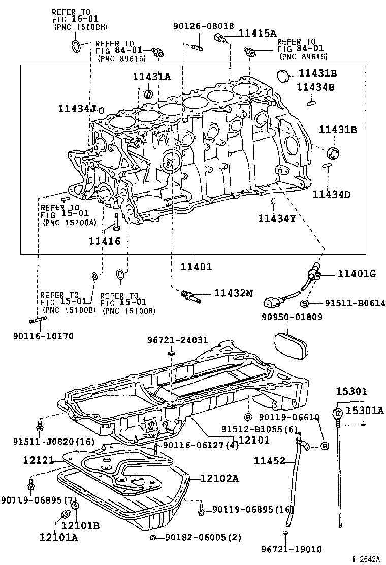 11401-49765 BLOCK SUB-ASSY, CYLINDER product image