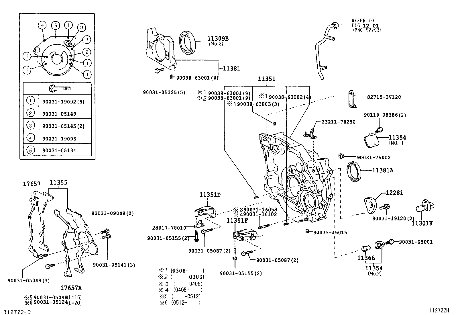 11302-78050 COVER SUB-ASSY, TIMING CHAIN OR BELT product image