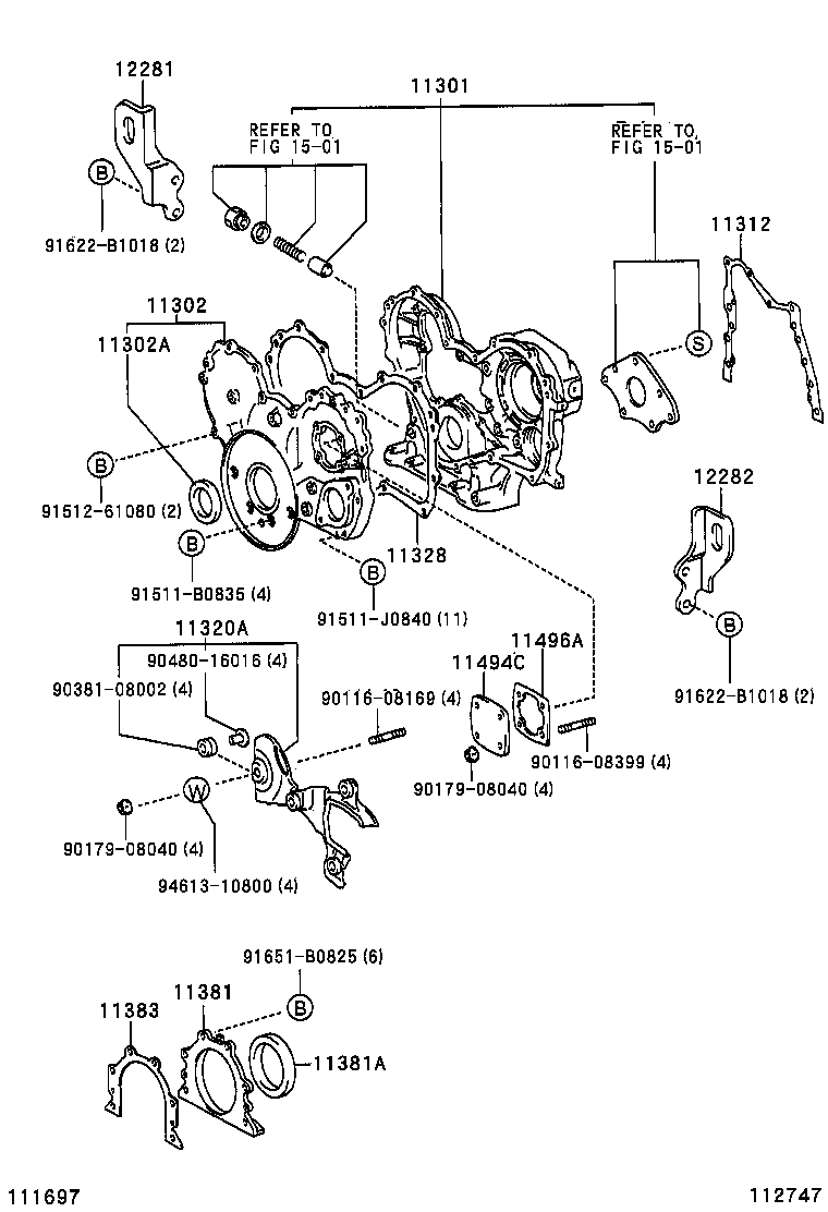 11302-78050 COVER SUB-ASSY, TIMING CHAIN OR BELT product image