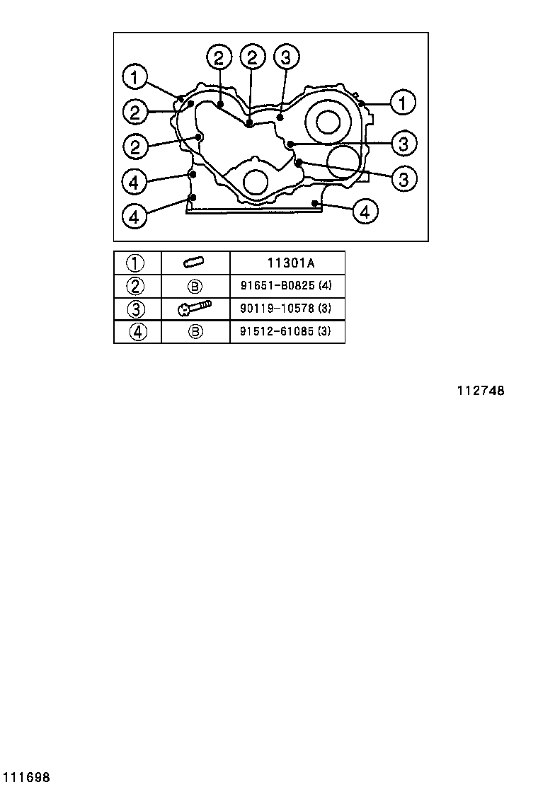 90033-11041 SEAL, ENGINE REAR OIL product image