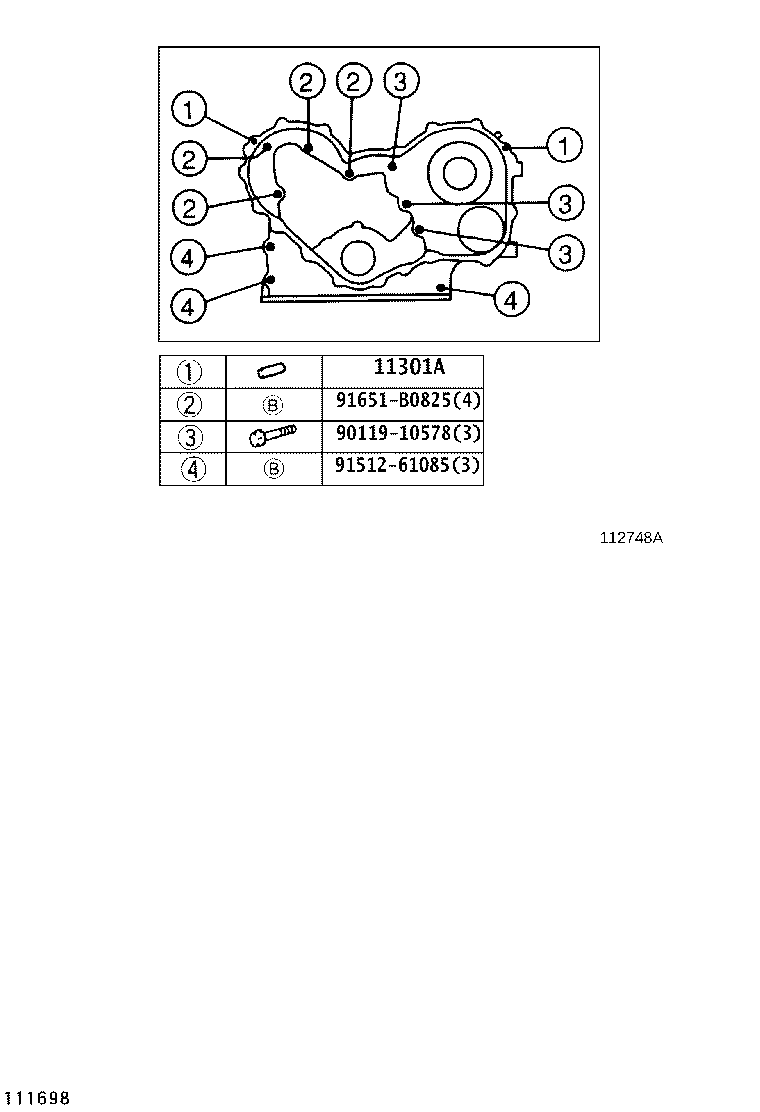 90033-11041 SEAL, ENGINE REAR OIL product image