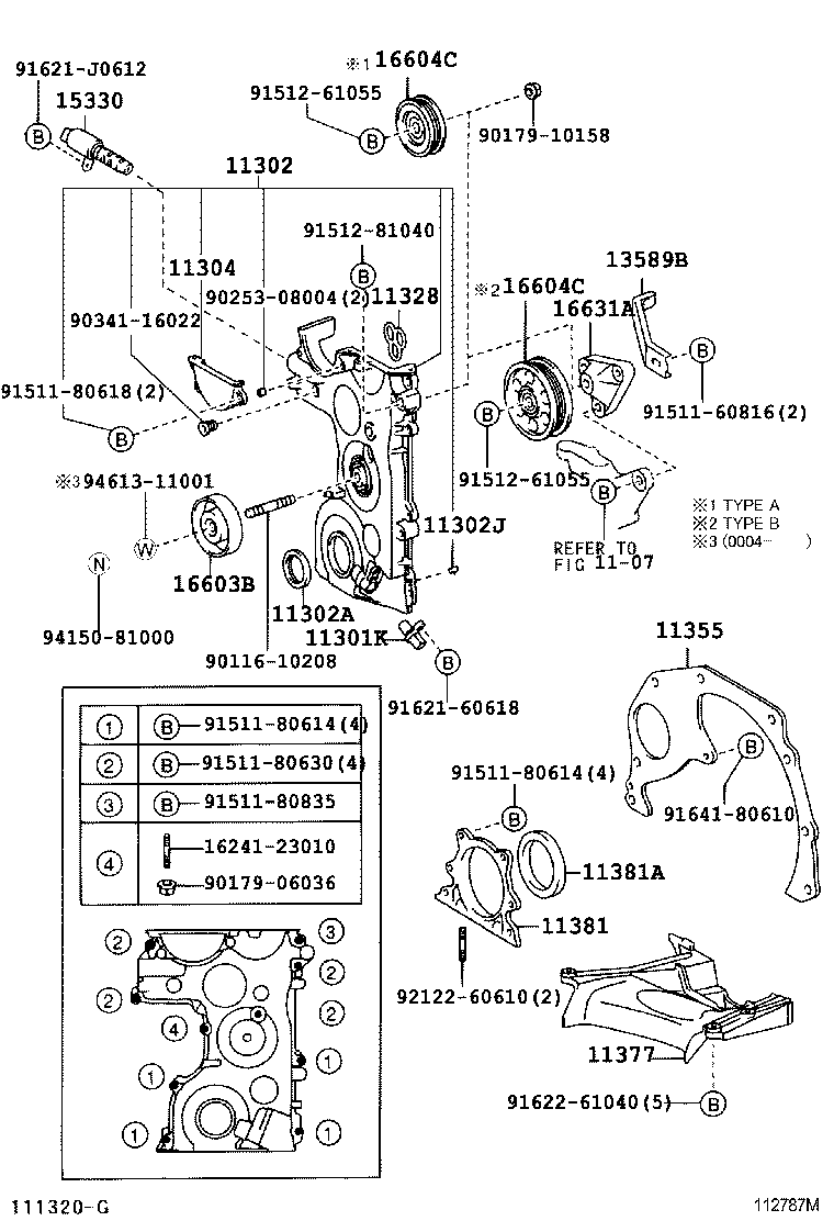 90311-35040 SEAL, OIL(FOR TIMING CHAIN OR BELT COVER) product image
