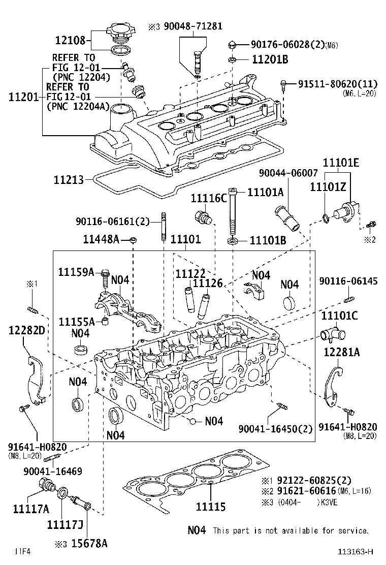 11101-B0010 HEAD SUB-ASSY, CYLINDER product image