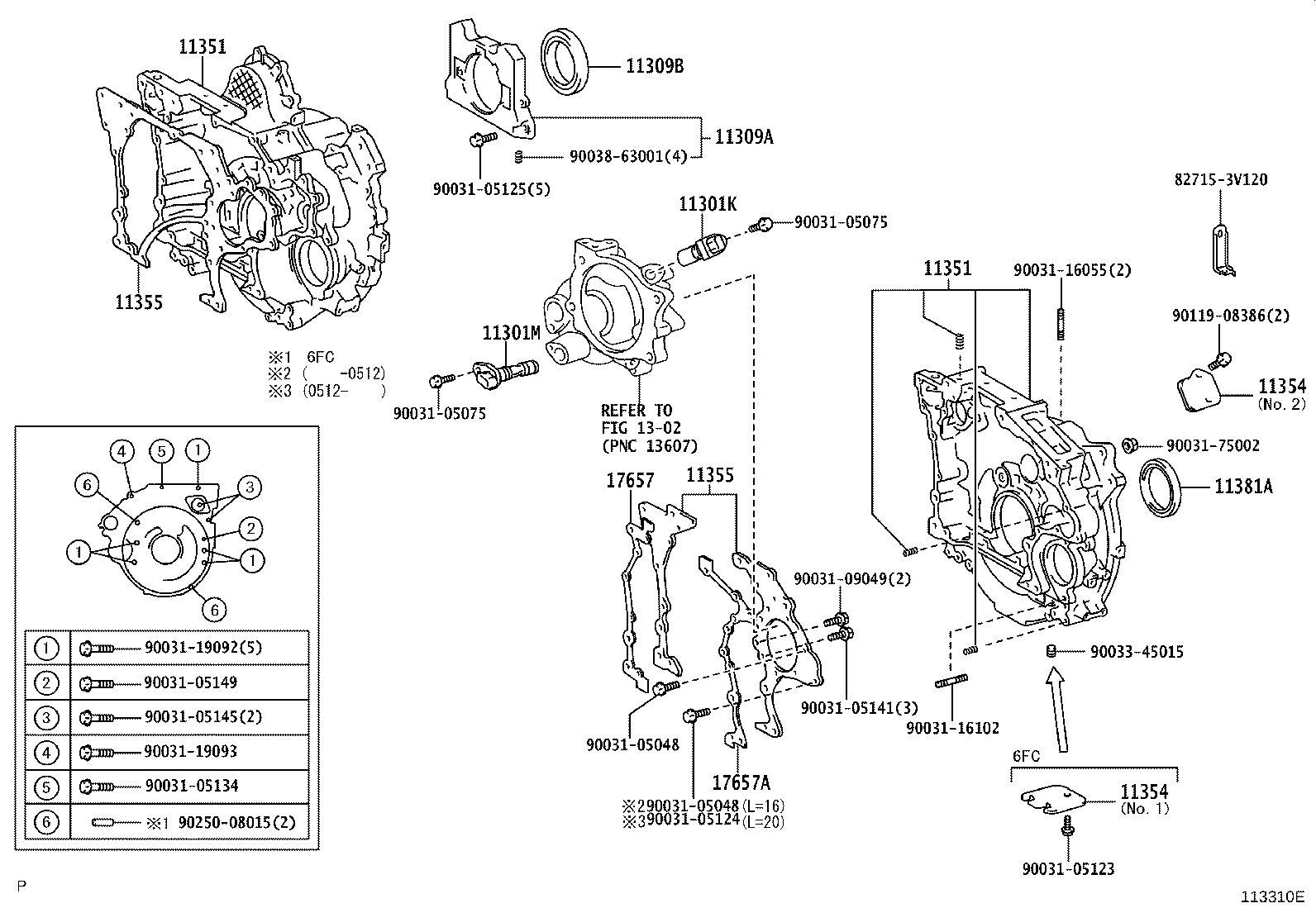 11308-78150 HOUSING, FLYWHEEL product image