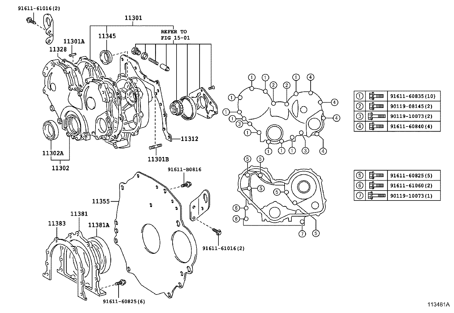 11381-75011 RETAINER, ENGINE REAR OIL SEAL product image